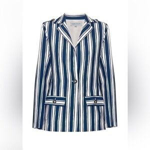 Andres Otalora
Amassunu Stretch-Cotton Blazer blue & white size 4